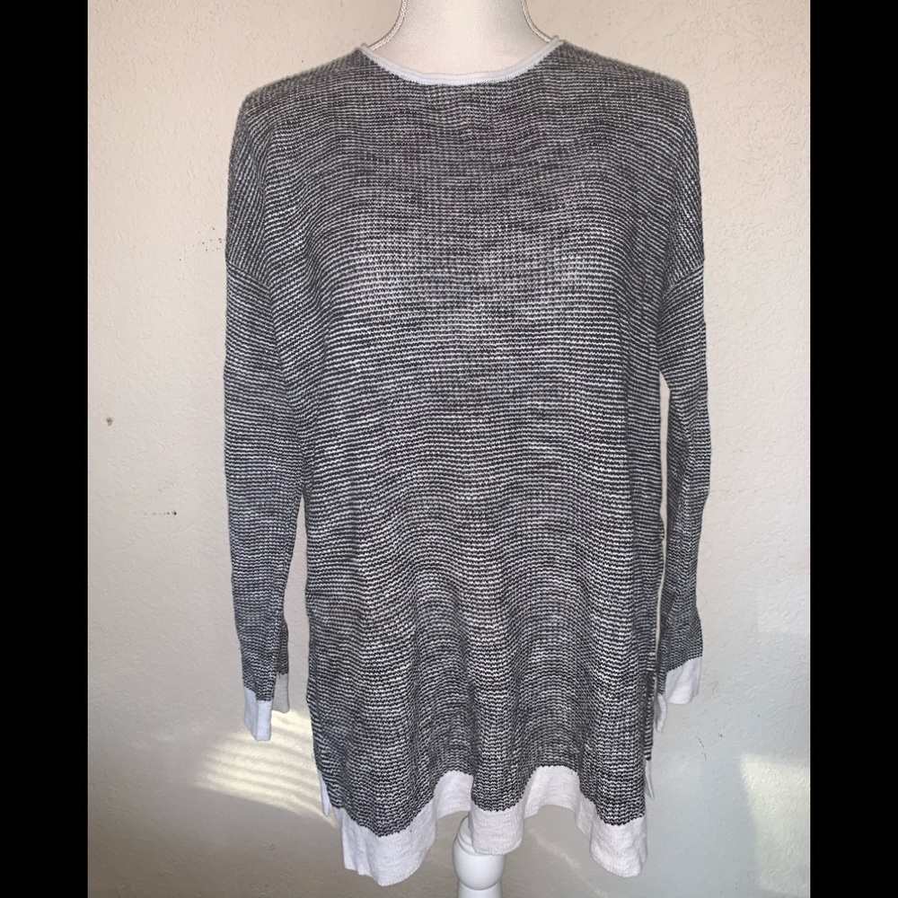 EILEEN Fisher Organic Linen Knit Sweater XS/S E1x